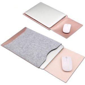 Minimalist Laptop Sleeve With Mousepad
